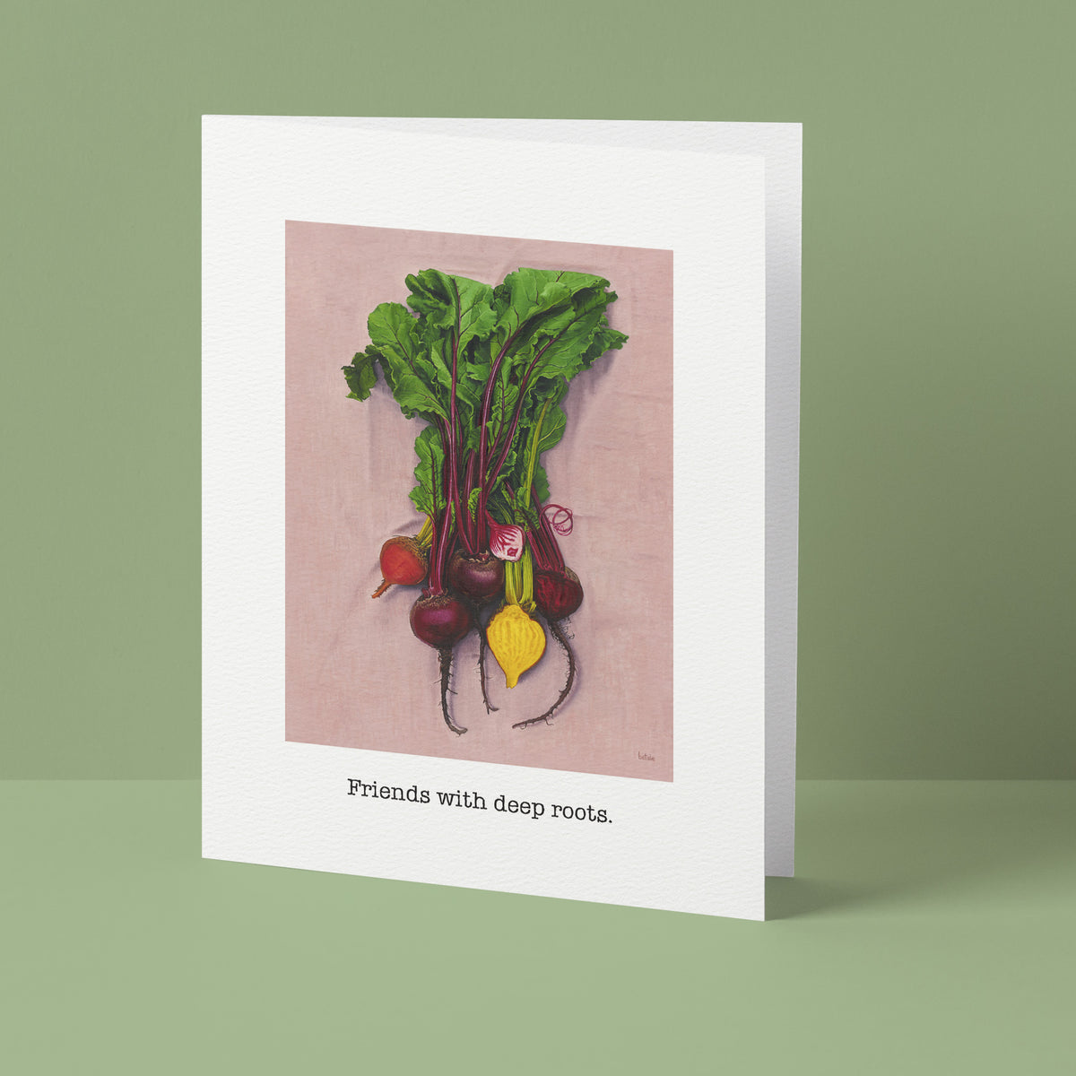 "Friends with deep roots" Greeting Card