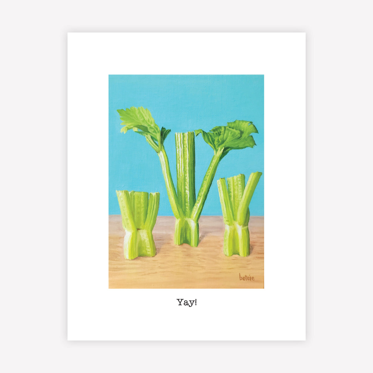 "Yay!" Greeting Card