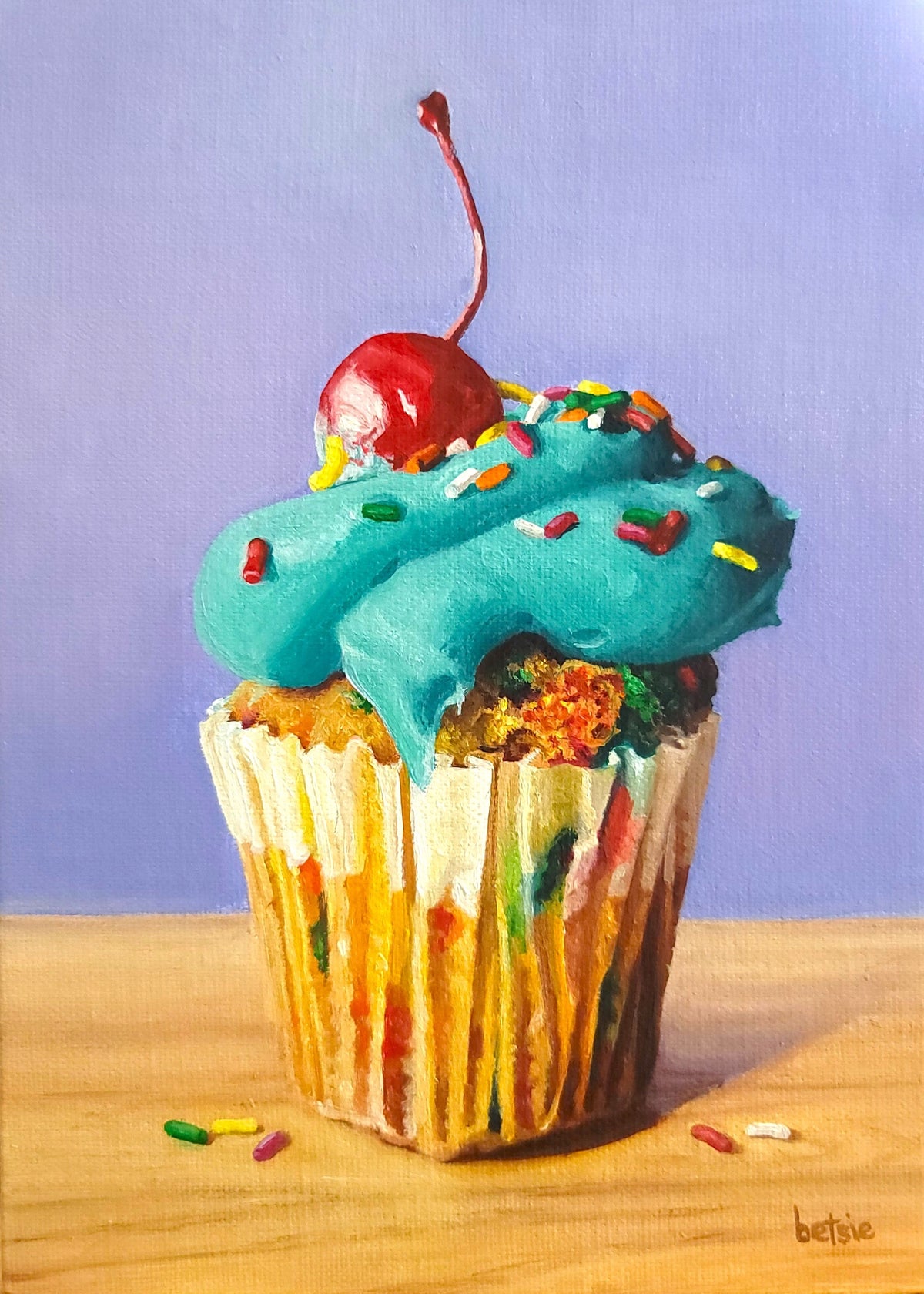 Cupcake Muse (Giclée Print)