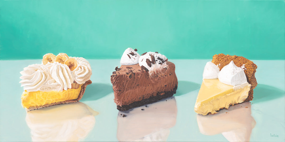 Diner Cream Pies (Giclée Print)