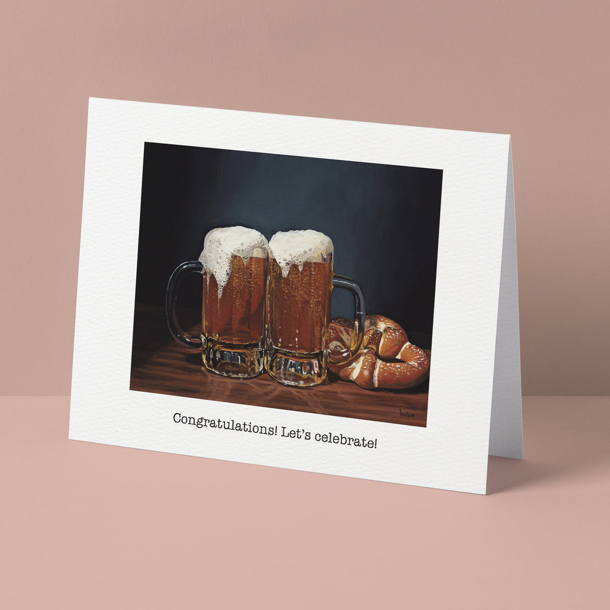 "Congratulations! Let's celebrate!" Greeting Card