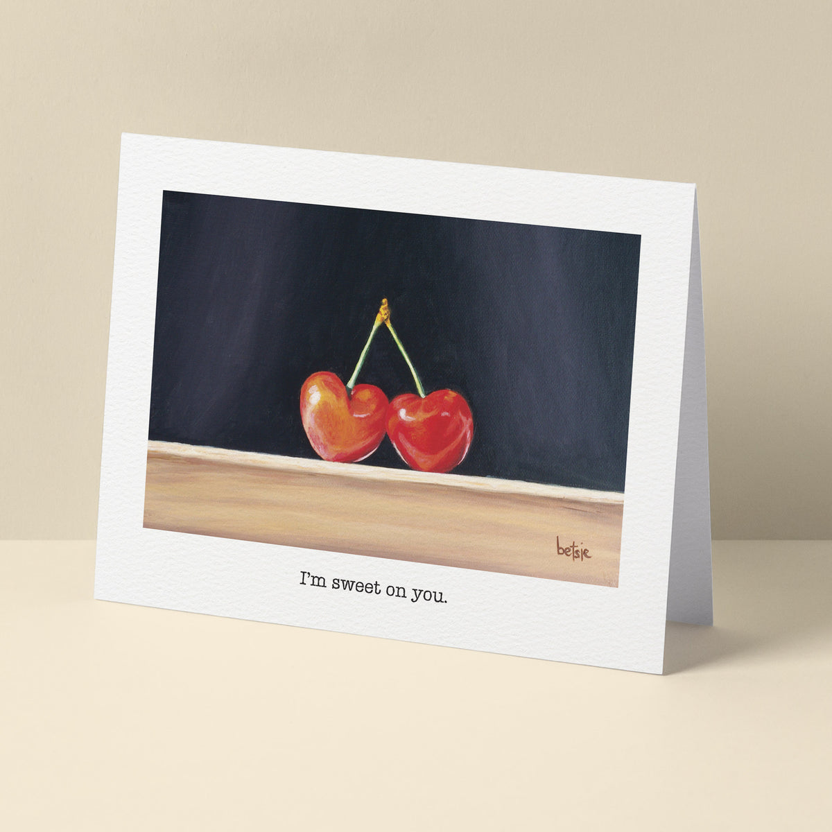 "I'm sweet on you" Greeting Card