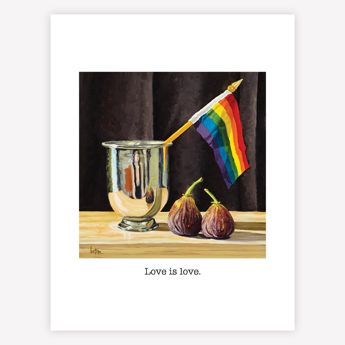 "Love is love" Greeting Card