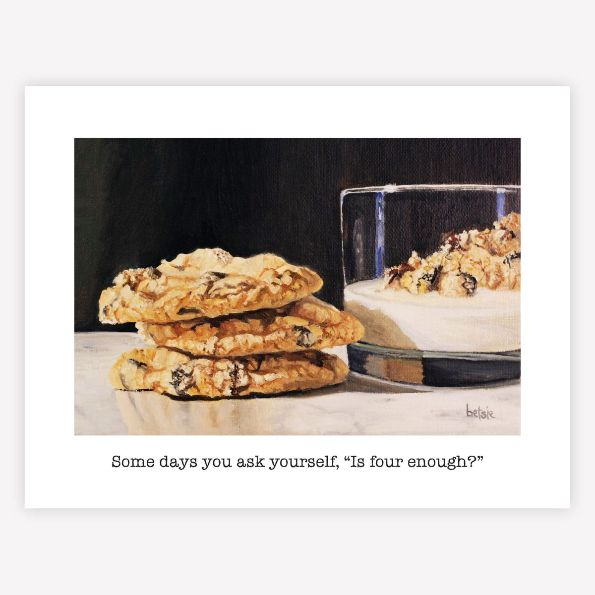 "Some days you ask yourself" Greeting Card