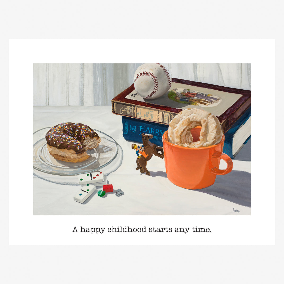"A happy childhood" Greeting Card