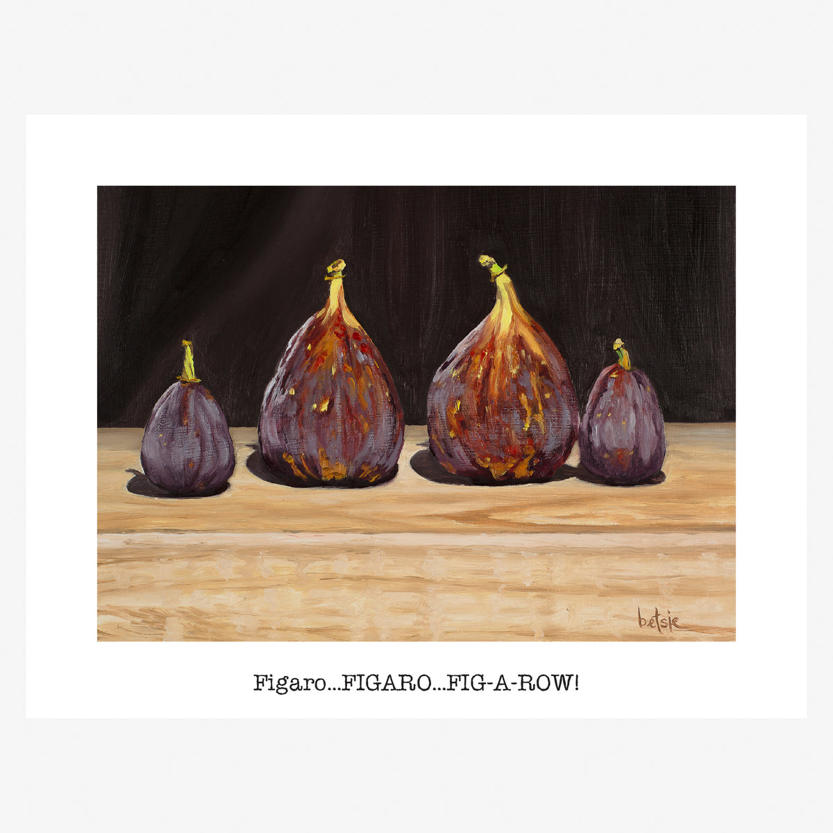 "Figaro...FIGARO...FIG-A-ROW!" Greeting Card