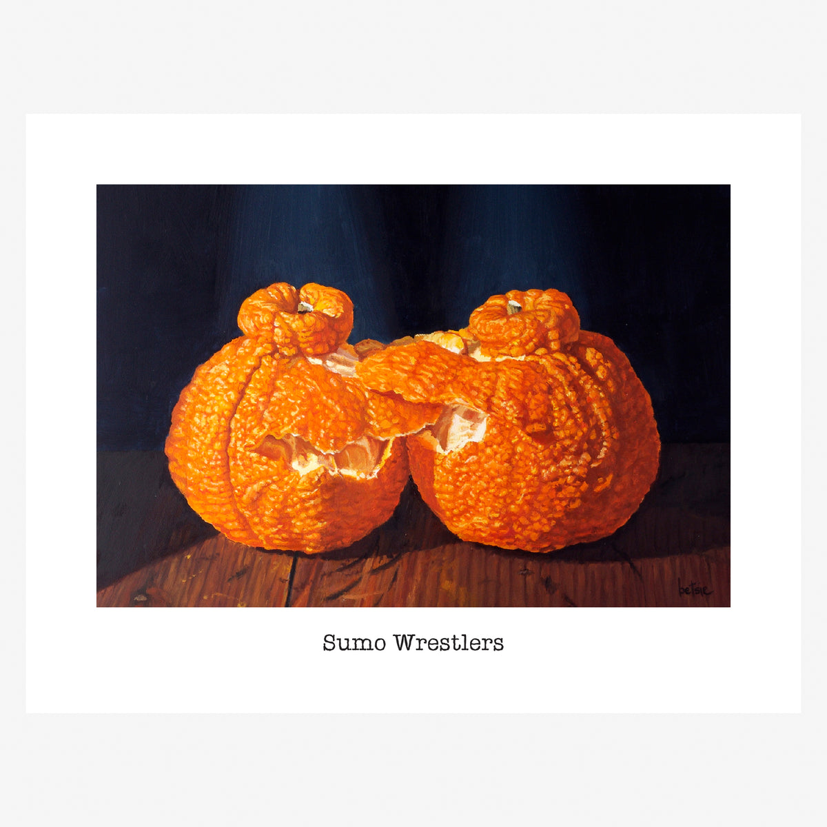 "Sumo Wrestlers" Greeting Card