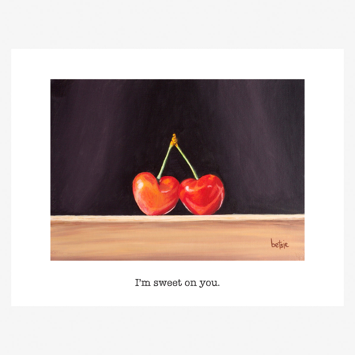 "I'm sweet on you" Greeting Card