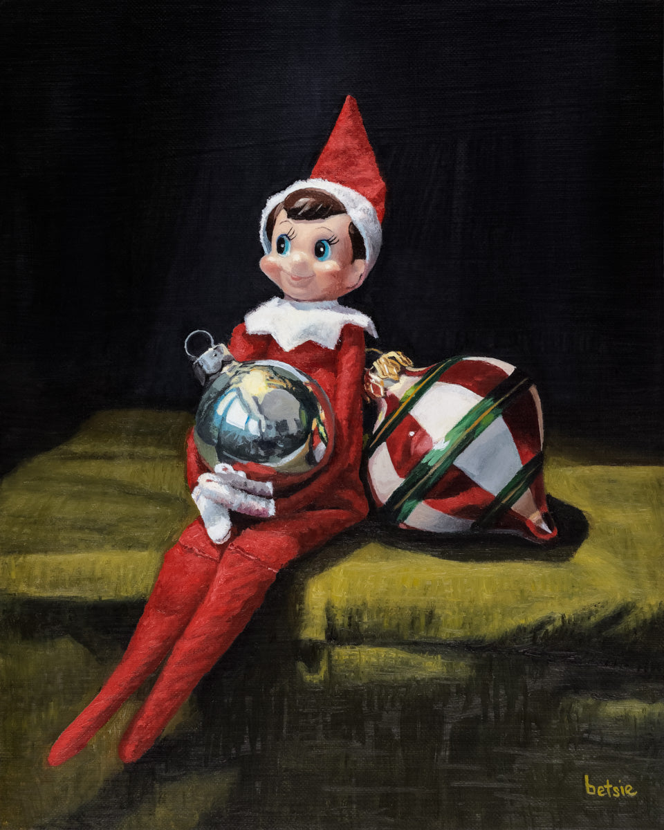 Get Your Balls Ready--It's Christmas! (Giclée Print)