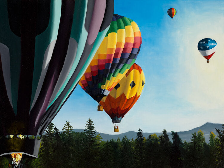 Lift Off at Spirit of Boise (Giclee Print)