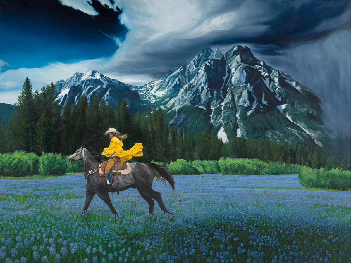 Outrunning the Storm (Giclée Print)