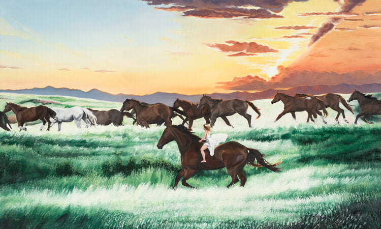 Wild, Free and Forever a Child (Giclée Print)