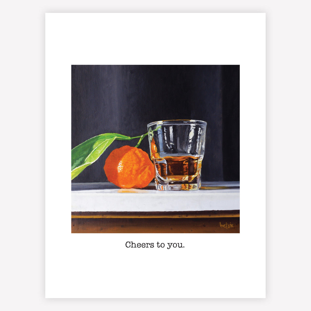 "Cheers to you" Greeting Card