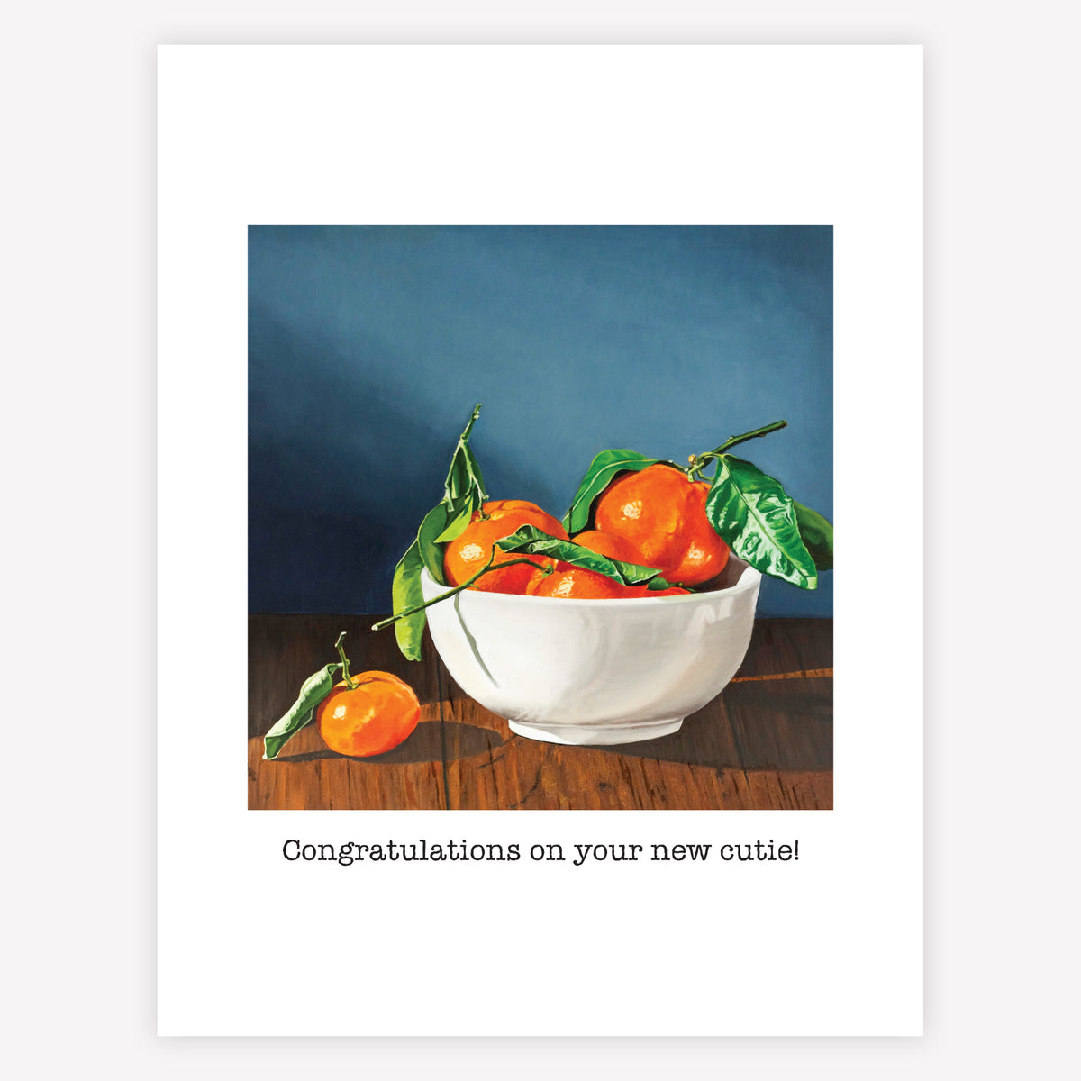 "Congratulations on your new cutie!" Greeting Card