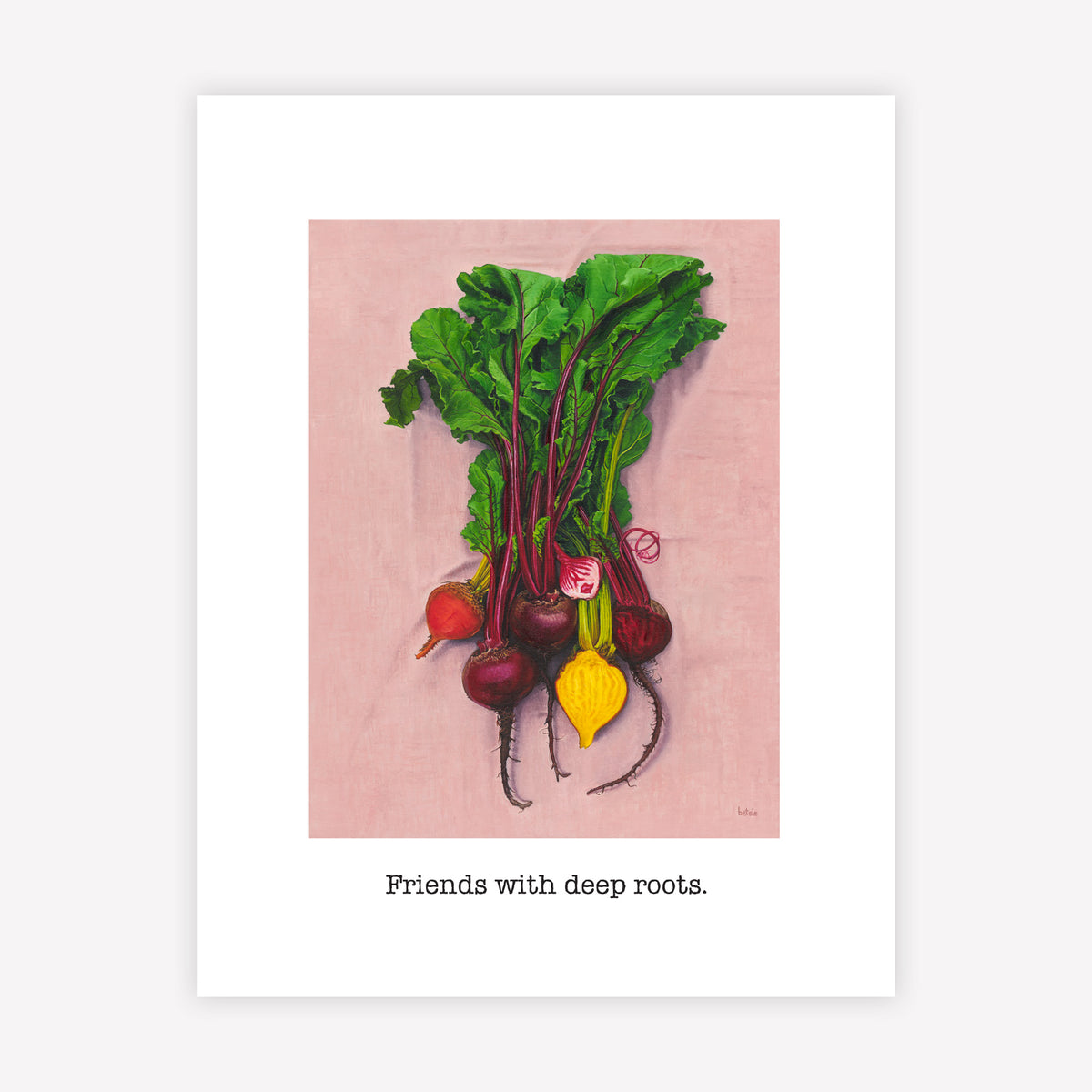 "Friends with deep roots" Greeting Card