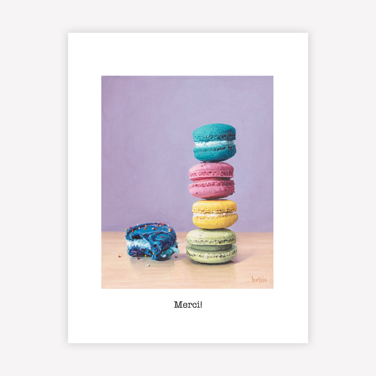 "Merci" Greeting Card