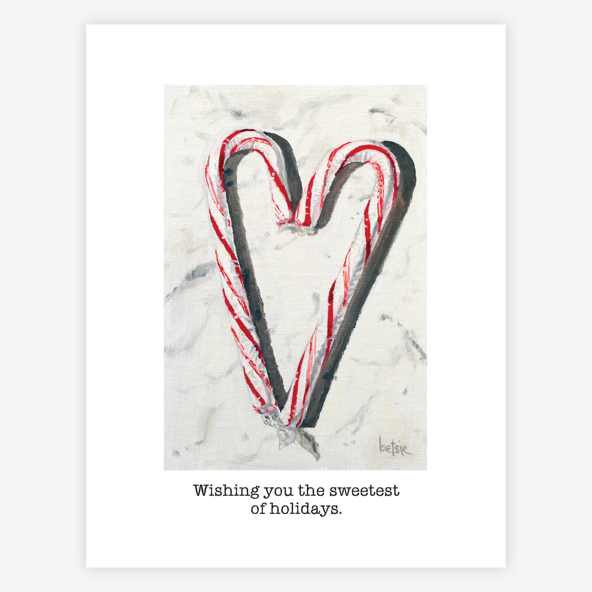 "Wishing you the sweetest of holidays" Greeting Card
