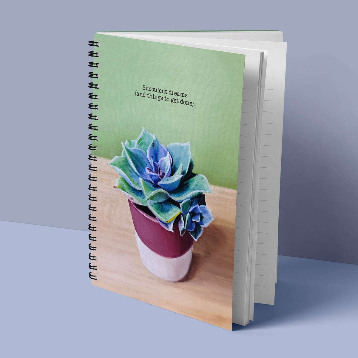 "Succulent dreams" Notebook