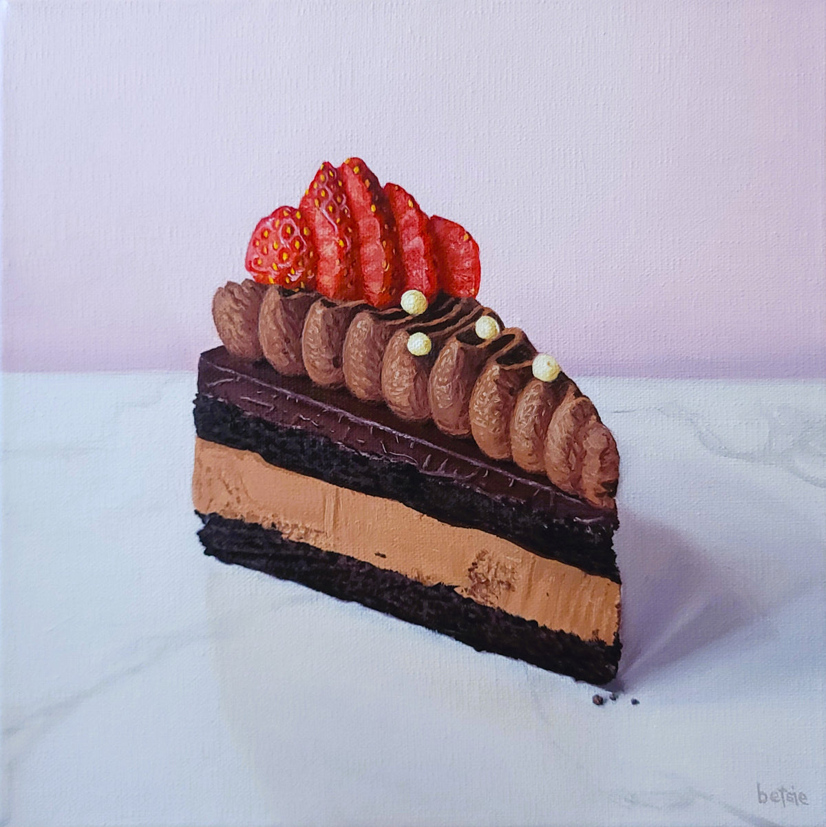 Chocolate Cake (Giclée Print)