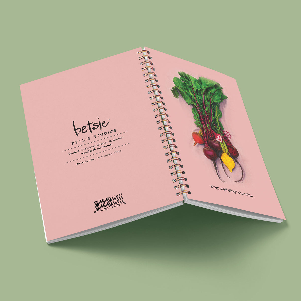 "Deep (and dirty) thoughts" Notebook