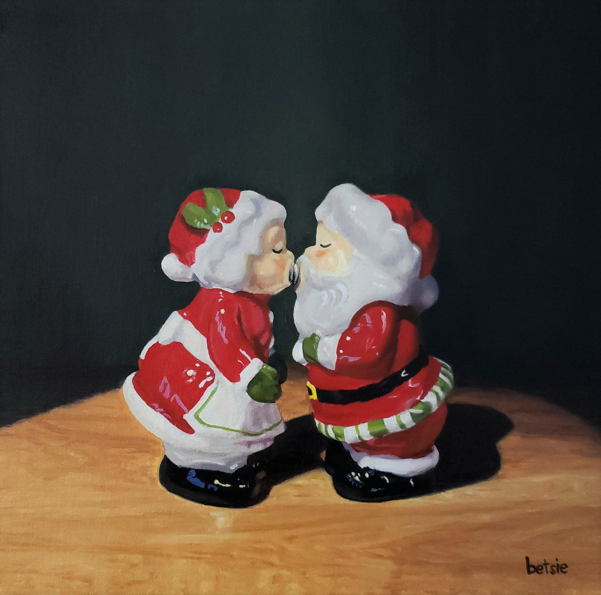 Shakin' It with Mr. & Mrs. Claus (Giclée Print)