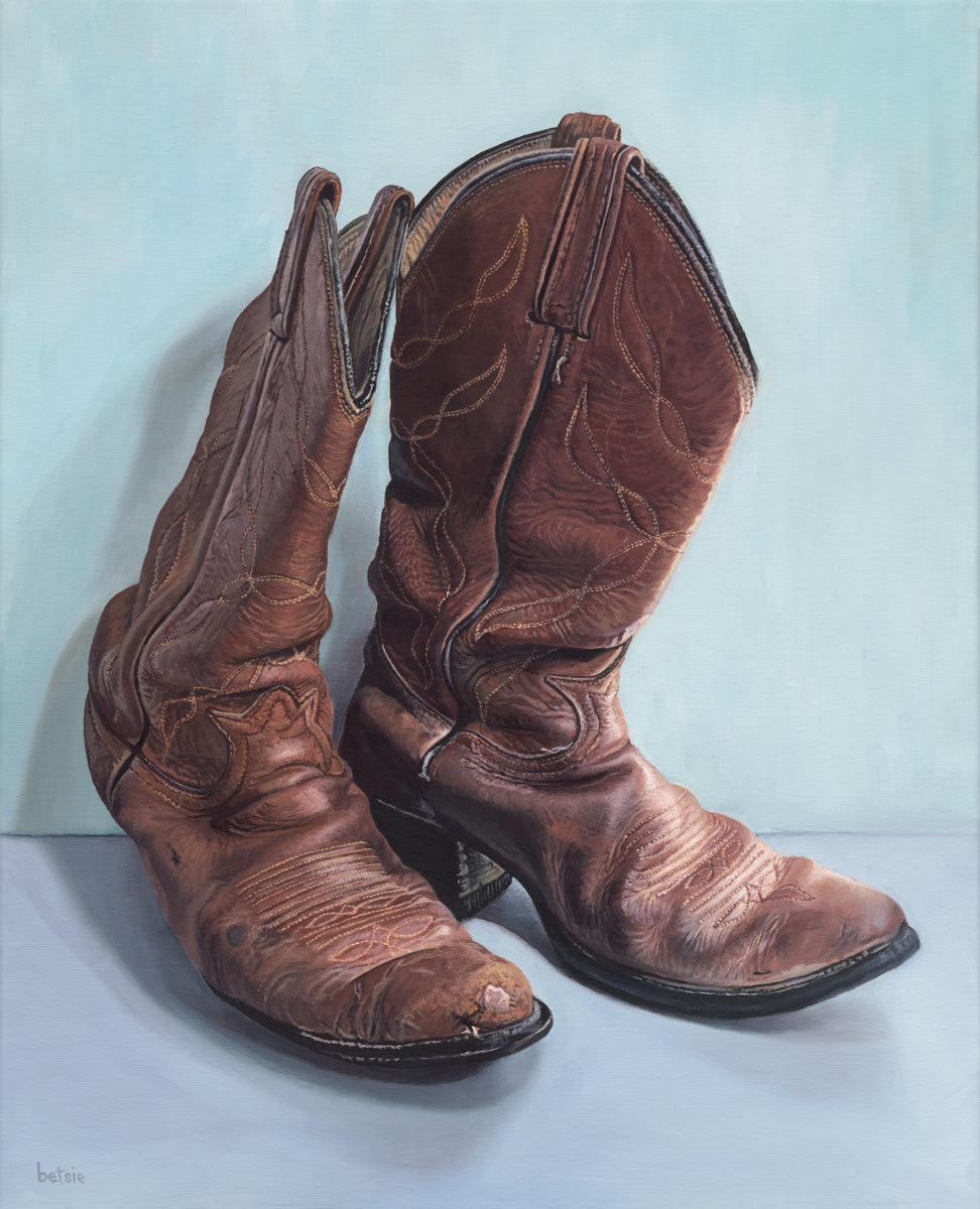 These Boots were Made for Working (Giclée Print)
