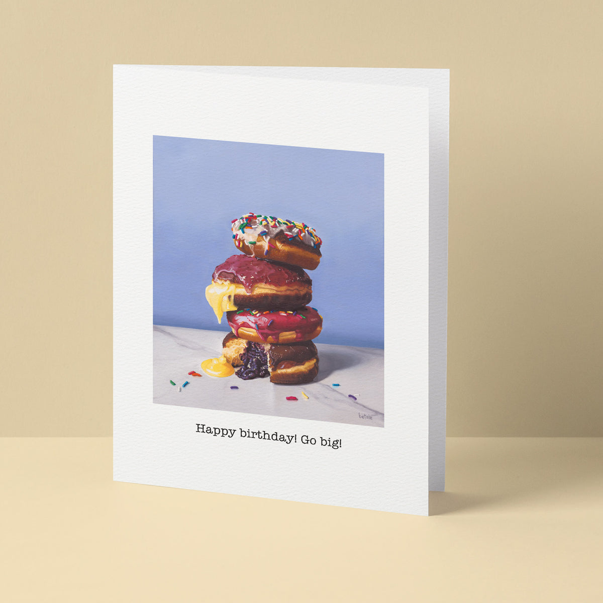 "Happy Birthday! Go big!" Greeting Card