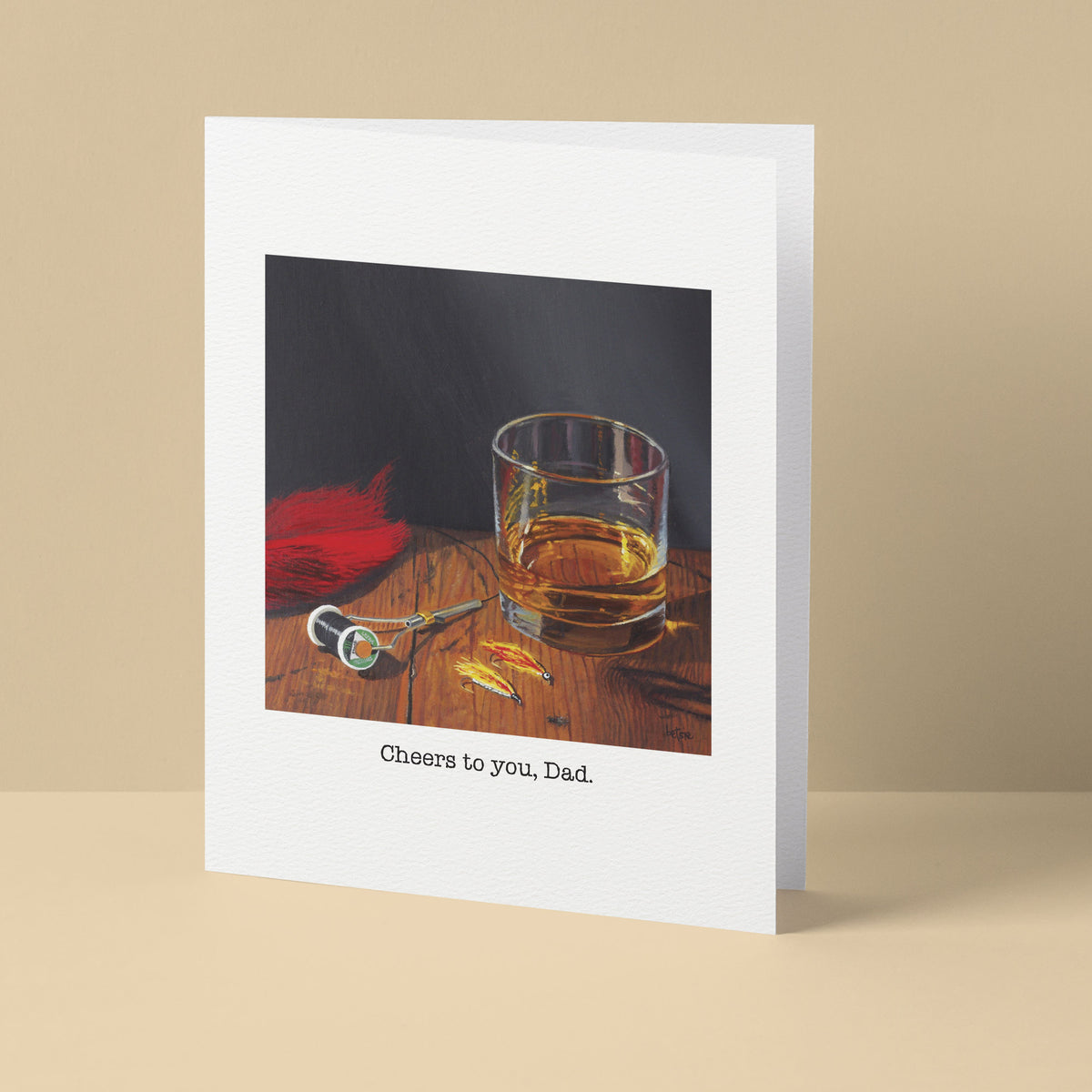 "Cheers to you, Dad" Greeting Card