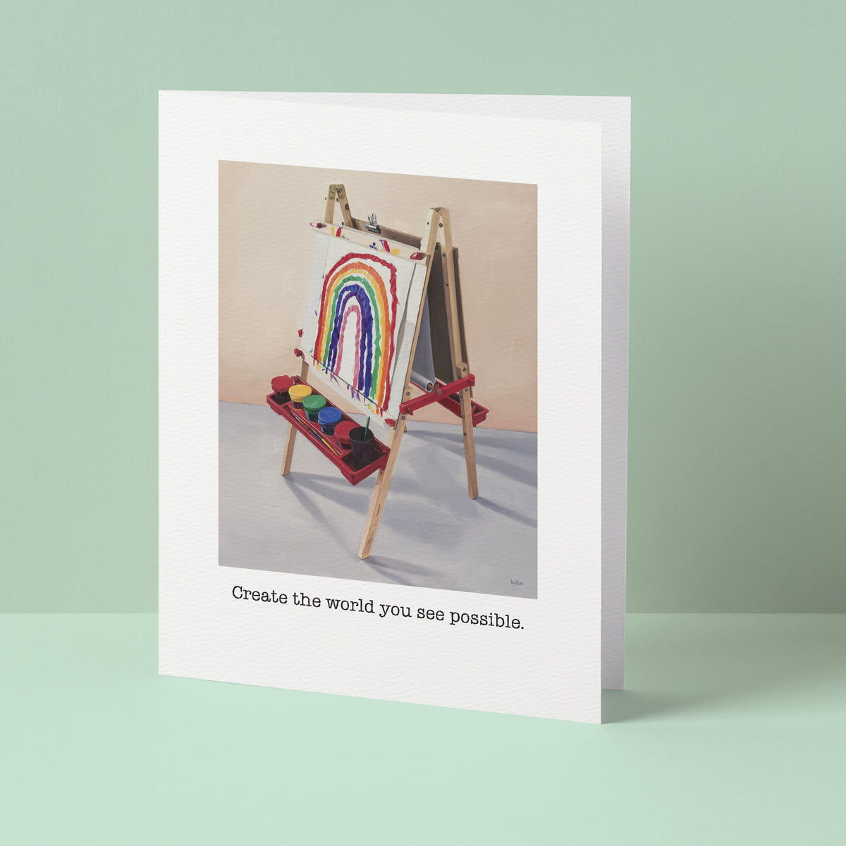 "Create the world you see possible" Greeting Card
