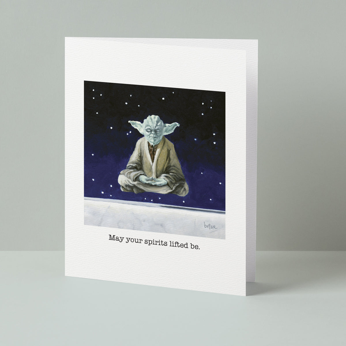 "May your spirits lifted be" Greeting Card