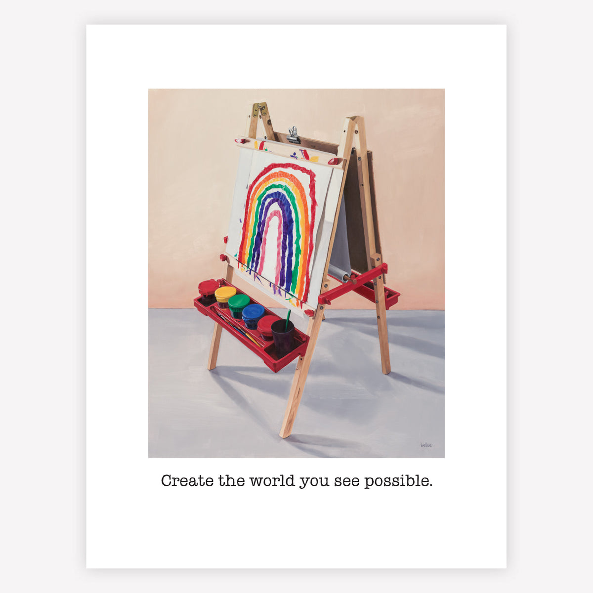 "Create the world you see possible" Greeting Card