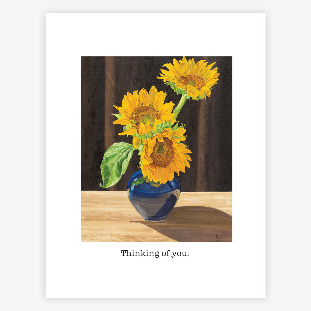 "Thinking of you" Greeting Card
