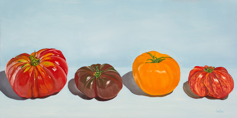 These Four Well-bred Tomatoes Walk into a Bar... (Giclée Print)